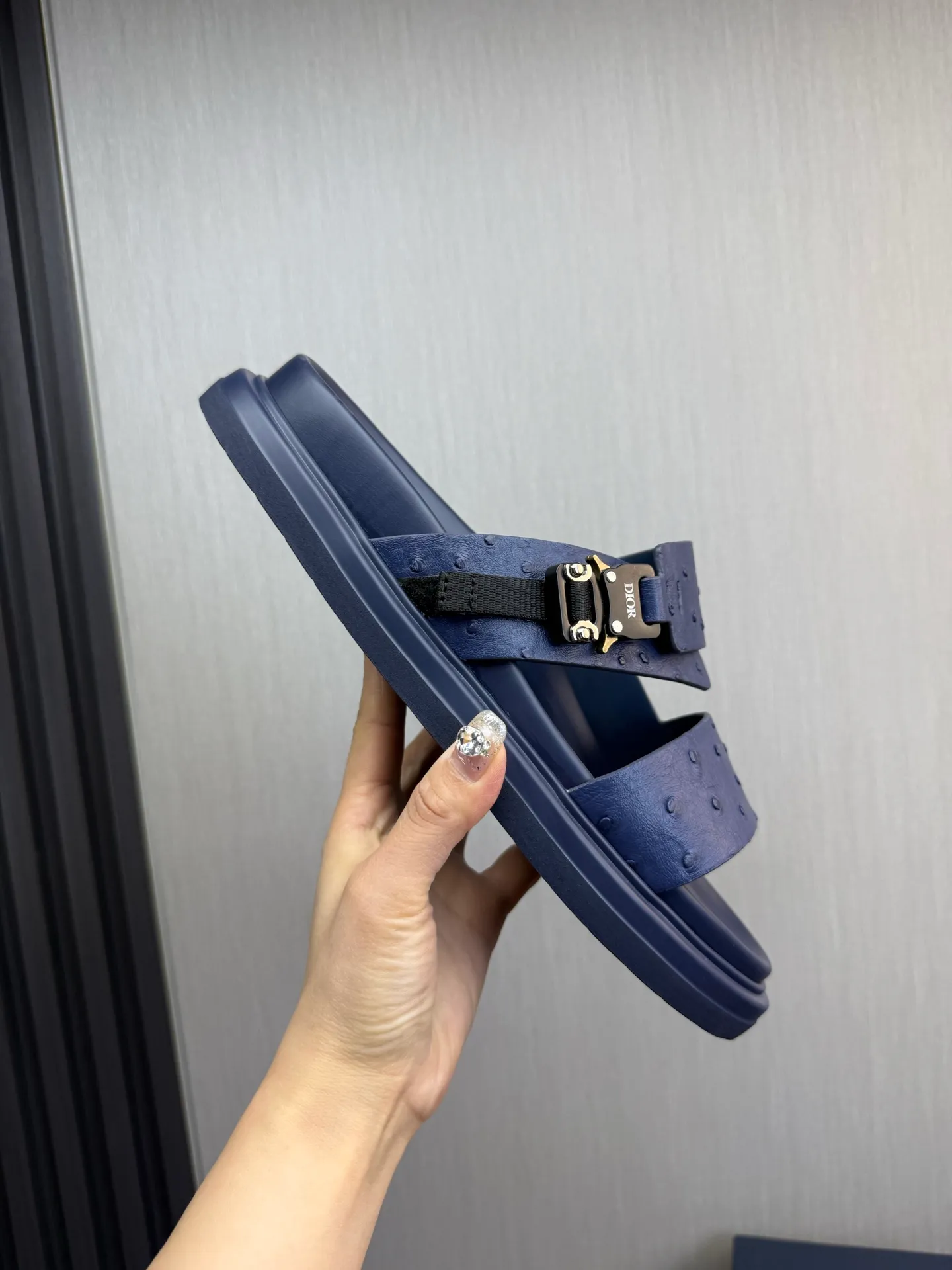 Men's shoes 300💰 Dior. Men's slippers🩴 Official website 1:1 production 38-45 size 45 46 🉑️Customized original material shipped✅